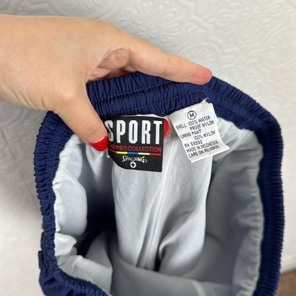 Vintage Track Pants 80s 90s Nylon Swish Neon Retro Ski Snowboard Old School - Picture 5 of 5